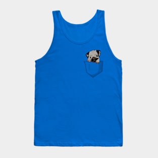 Pug Puppy In My Pocket Tank Top